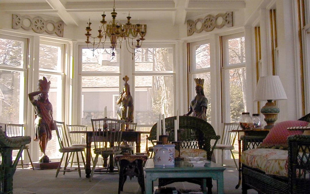 Interior View of Triple Hung Windows