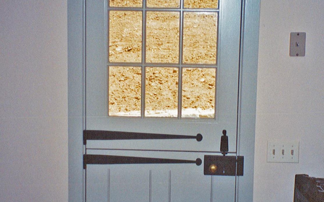 Dutch Door with Custom Hardware