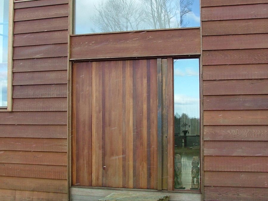 Pivot Plank Entrance Door