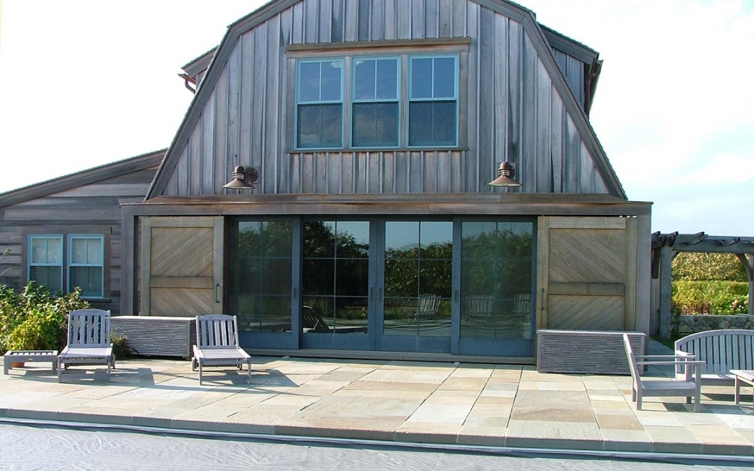 Suspended Storm Door with Lift & Slide Door